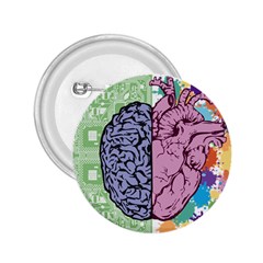 Brain-heart-balance-emotion 2 25  Buttons by Sudhe