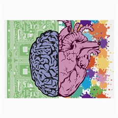 Brain-heart-balance-emotion Large Glasses Cloth (2 Sides)