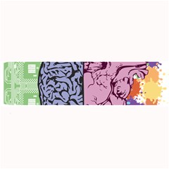 Brain-heart-balance-emotion Large Bar Mats by Sudhe