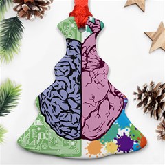 Brain-heart-balance-emotion Ornament (Christmas Tree) 