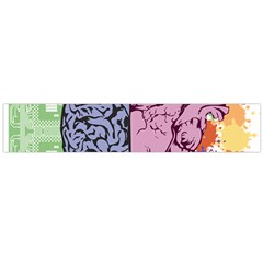 Brain-heart-balance-emotion Large Flano Scarf 