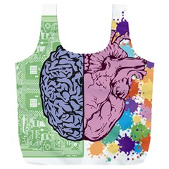 Brain-heart-balance-emotion Full Print Recycle Bag (XXXL)