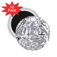 Egyptian-hieroglyphics-history-seb 2 25  Magnets (10 Pack)  by Sudhe