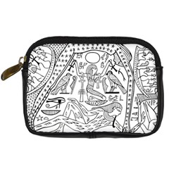 Egyptian-hieroglyphics-history-seb Digital Camera Leather Case by Sudhe