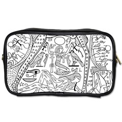 Egyptian-hieroglyphics-history-seb Toiletries Bag (one Side) by Sudhe