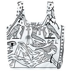 Egyptian-hieroglyphics-history-seb Full Print Recycle Bag (xl) by Sudhe