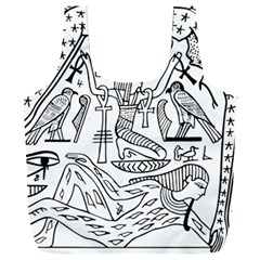 Egyptian-hieroglyphics-history-seb Full Print Recycle Bag (xxxl) by Sudhe