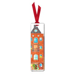 Town-buildings-old-brick-building Small Book Marks by Sudhe