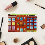 Town-buildings-old-brick-building Cosmetic Bag (XS) Front