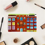 Town-buildings-old-brick-building Cosmetic Bag (XS) Back