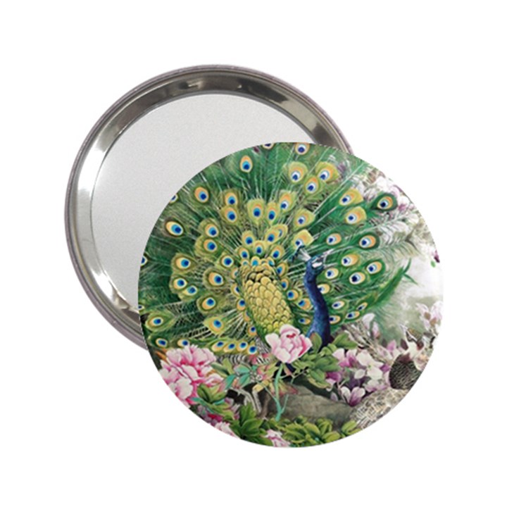 Peafowl Peacock Feather-beautiful 2.25  Handbag Mirrors