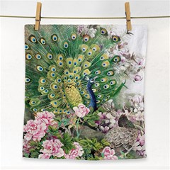 Peafowl Peacock Feather-beautiful Face Towel by Sudhe