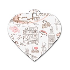 London-paris-drawing-vector-london-comics Dog Tag Heart (two Sides) by Sudhe