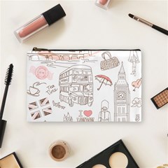 London-paris-drawing-vector-london-comics Cosmetic Bag (medium) by Sudhe