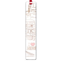 London-paris-drawing-vector-london-comics Large Book Marks by Sudhe