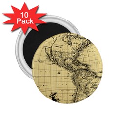 Map-vintage-old-ancient-antique 2 25  Magnets (10 Pack)  by Sudhe