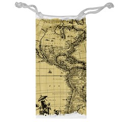 Map-vintage-old-ancient-antique Jewelry Bag by Sudhe