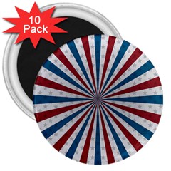 Usa-deco-background 3  Magnets (10 Pack)  by Sudhe