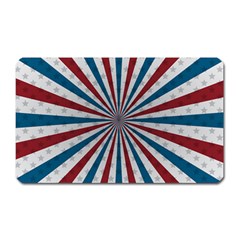 Usa-deco-background Magnet (rectangular) by Sudhe