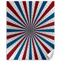 Usa-deco-background Canvas 11  X 14  by Sudhe