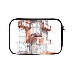 Rag-flats-onion-flats-llc-architecture-drawing Graffiti-architecture Apple Ipad Mini Zipper Cases by Sudhe