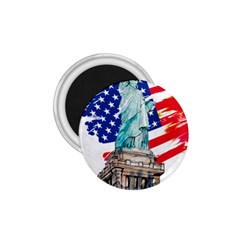 Statue Of Liberty Independence Day Poster Art 1.75  Magnets