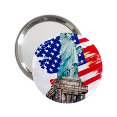 Statue Of Liberty Independence Day Poster Art 2.25  Handbag Mirrors