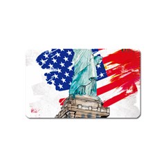 Statue Of Liberty Independence Day Poster Art Magnet (Name Card)