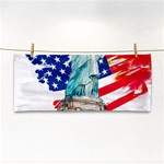 Statue Of Liberty Independence Day Poster Art Hand Towel Front