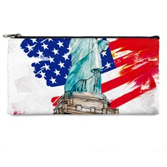 Statue Of Liberty Independence Day Poster Art Pencil Case