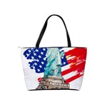 Statue Of Liberty Independence Day Poster Art Classic Shoulder Handbag Back