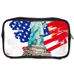 Statue Of Liberty Independence Day Poster Art Toiletries Bag (One Side)