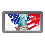 Statue Of Liberty Independence Day Poster Art Memory Card Reader (Mini) Front