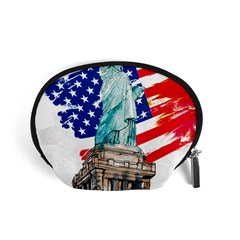 Statue Of Liberty Independence Day Poster Art Accessory Pouch (Small)