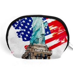 Statue Of Liberty Independence Day Poster Art Accessory Pouch (Medium)