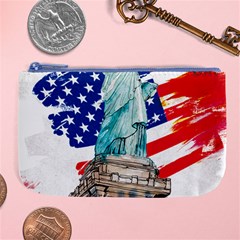 Statue Of Liberty Independence Day Poster Art Large Coin Purse