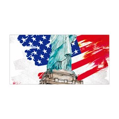 Statue Of Liberty Independence Day Poster Art Yoga Headband by Sudhe