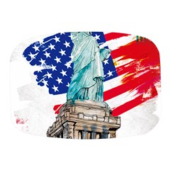 Statue Of Liberty Independence Day Poster Art Mini Square Pill Box by Sudhe