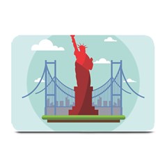 New-york-usa-liberty-landmark Plate Mats