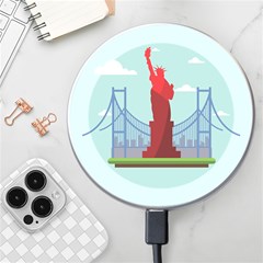 New-york-usa-liberty-landmark Wireless Charger by Sudhe