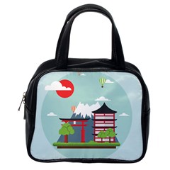 Japan-landmark-landscape-view Classic Handbag (one Side) by Sudhe