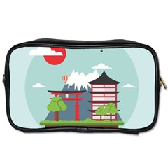 Japan-landmark-landscape-view Toiletries Bag (one Side) by Sudhe