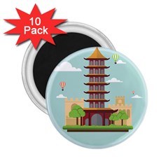 China-landmark-landscape-chinese 2 25  Magnets (10 Pack)  by Sudhe