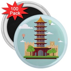 China-landmark-landscape-chinese 3  Magnets (100 Pack) by Sudhe