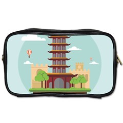 China-landmark-landscape-chinese Toiletries Bag (one Side) by Sudhe