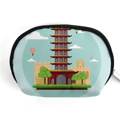 China-landmark-landscape-chinese Accessory Pouch (medium) by Sudhe