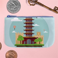 China-landmark-landscape-chinese Large Coin Purse by Sudhe