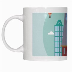 Amsterdam-landmark-landscape White Mugs by Sudhe