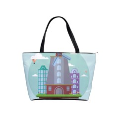 Amsterdam-landmark-landscape Classic Shoulder Handbag by Sudhe