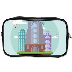 Amsterdam-landmark-landscape Toiletries Bag (two Sides) by Sudhe